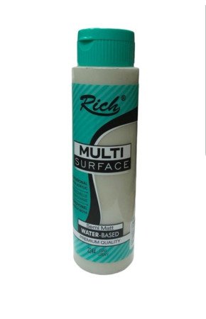 Rich 500 cc Multi Surface Akrilik Boya - 2244 Gri Renk Akrilik Hobi Boyası