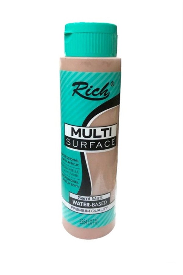 Rich 500 cc Multi Surface Akrilik Boya - 2254 Latte Renk Akrilik Hobi Boyası Rich 500 cc Multi Surface Akrilik Boya - 2254 Latte Renk Akrilik Hobi Boyası, syf8682374111944, Hobi Boyaları, syf8682374111944