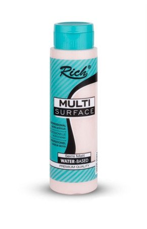 Rich 500 cc Multi Surface Akrilik Boya - 2268 Pamuk Şekeri Renk Akrilik Hobi Boyası Rich 500 cc Multi Surface Akrilik Boya - 2268 Pamuk Şekeri Renk Akrilik Hobi Boyası