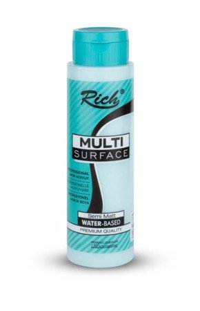 Rich 500 cc Multi Surface Akrilik Boya - 2302 Akuamarin Renk Akrilik Hobi Boyası Rich 500 cc Multi Surface Akrilik Boya - 2302 Akuamarin Renk Akrilik Hobi Boyası