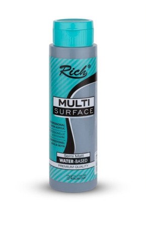 Rich 500 cc Multi Surface Akrilik Boya - 2314 İtalyan Gri Renk Akrilik Hobi Boyası Rich 500 cc Multi Surface Akrilik Boya - 2314 İtalyan Gri Renk Akrilik Hobi Boyası