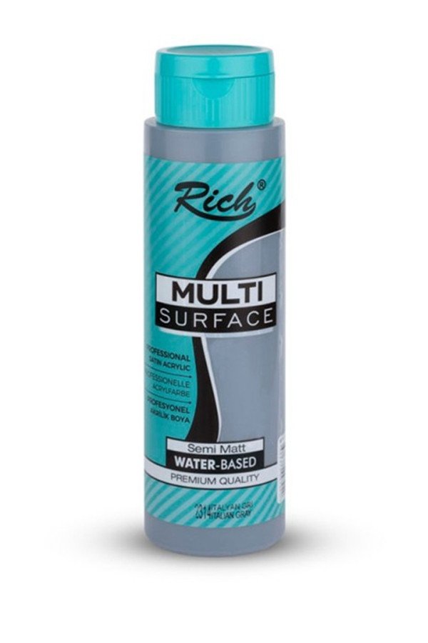 Rich 500 cc Multi Surface Akrilik Boya - 2314 İtalyan Gri Renk Akrilik Hobi Boyası Rich 500 cc Multi Surface Akrilik Boya - 2314 İtalyan Gri Renk Akrilik Hobi Boyası, 8682374097040, Hobi Boyaları, 8682374097040