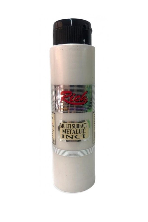 Rich 500 cc Multi Surface Metalik Akrilik Boya - 6500 İnci Renk Metalik Hobi Boyası Rich 500 cc Multi Surface Metalik Akrilik Boya - 6500 İnci Renk Metalik Hobi Boyası, 8682374037510, Hobi Boyaları, 8682374037510