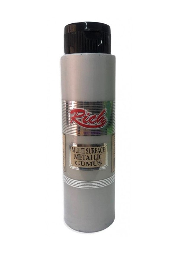 Rich 500 cc Multi Surface Metalik Akrilik Boya - 65002 Gümüş Renk Metalik Hobi Boyası Rich 500 cc Multi Surface Metalik Akrilik Boya - 65002 Gümüş Renk Metalik Hobi Boyası, TYBRDMCQG9DO0FP010, Hobi Boyaları, TYBRDMCQG9DO0FP010