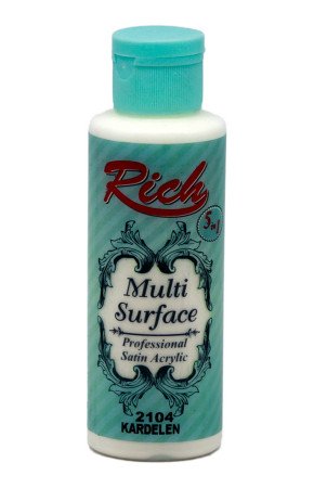 Rich Multi Surface 120 cc Akrilik Boya - Rich Kardelen 2104 Hobi Boyası