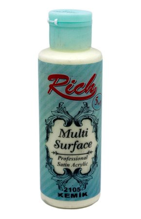 Rich Multi Surface 120 cc Akrilik Boya - Rich Kemik 2105 Hobi Boyası Rich Multi Surface 120 cc Akrilik Boya - Rich Kemik 2105 Hobi Boyası