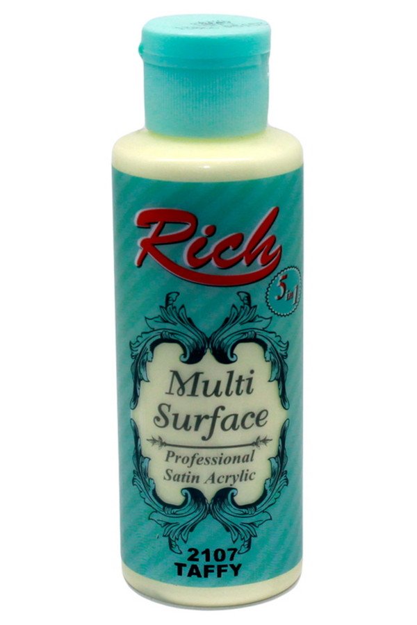 Rich Multi Surface 120 cc Akrilik Boya - Rich Taffy 2107 Hobi Boyası Rich Multi Surface 120 cc Akrilik Boya - Rich Taffy 2107 Hobi Boyası