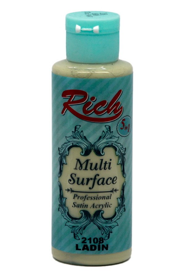 Rich Multi Surface 120 cc Akrilik Boya - Rich Ladin 2108 Hobi Boyası Rich Multi Surface 120 cc Akrilik Boya - Rich Ladin 2108 Hobi Boyası