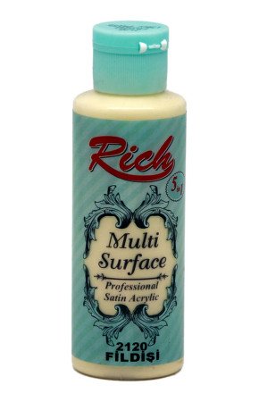 Rich Multi Surface 120 cc Akrilik Boya - Rich Fildişi 2120 Hobi Boyası Rich Multi Surface 120 cc Akrilik Boya - Rich Fildişi 2120 Hobi Boyası