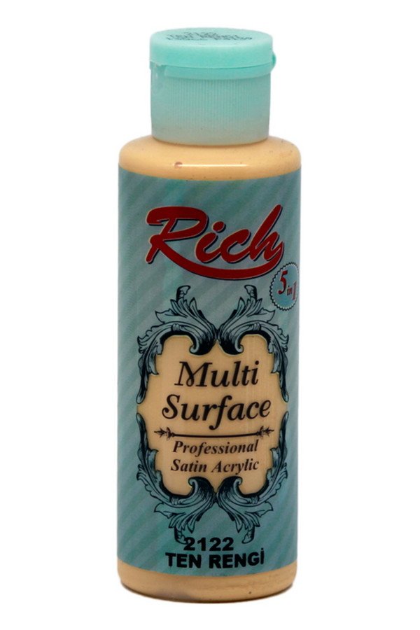 Rich Multi Surface 120 cc Akrilik Boya - Rich Ten Rengi 2122 Hobi Boyası Rich Multi Surface 120 cc Akrilik Boya - Rich Ten Rengi 2122 Hobi Boyası