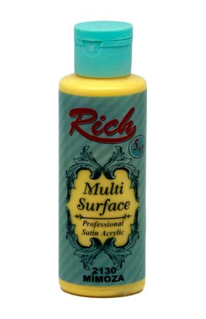 Rich Multi Surface 120 cc Akrilik Boya - Rich Mimoza 2120 Hobi Boyası Rich Multi Surface 120 cc Akrilik Boya - Rich Mimoza 2120 Hobi Boyası