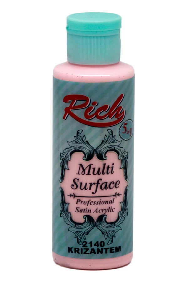 Rich Multi Surface 120 cc Akrilik Boya - Rich Krizantem 2140 Hobi Boyası Rich Multi Surface 120 cc Akrilik Boya - Rich Krizantem 2140 Hobi Boyası