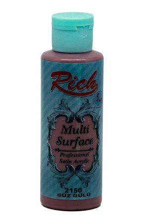 Rich Multi Surface 120 cc Akrilik Boya - Rich Güz Gülü 2150 Hobi Boyası Rich Multi Surface 120 cc Akrilik Boya - Rich Güz Gülü 2150 Hobi Boyası
