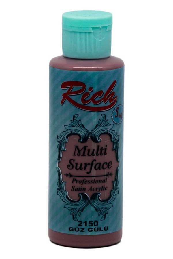Rich Multi Surface 120 cc Akrilik Boya - Rich Güz Gülü 2150 Hobi Boyası Rich Multi Surface 120 cc Akrilik Boya - Rich Güz Gülü 2150 Hobi Boyası