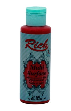 Rich Multi Surface 120 cc Akrilik Boya - Rich Gelincik 2156 Hobi Boyası Rich Multi Surface 120 cc Akrilik Boya - Rich Gelincik 2156 Hobi Boyası