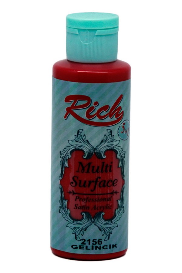 Rich Multi Surface 120 cc Akrilik Boya - Rich Gelincik 2156 Hobi Boyası Rich Multi Surface 120 cc Akrilik Boya - Rich Gelincik 2156 Hobi Boyası