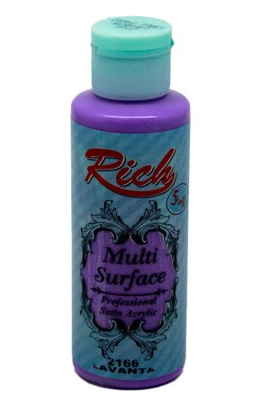 Rich Multi Surface 120 cc Akrilik Boya - Rich Lavanta 2166 Hobi Boyası Rich Multi Surface 120 cc Akrilik Boya - Rich Lavanta 2166 Hobi Boyası