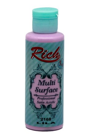 Rich Multi Surface 120 cc Akrilik Boya - Rich Lila 2168 Hobi Boyası Rich Multi Surface 120 cc Akrilik Boya - Rich Lila 2168 Hobi Boyası