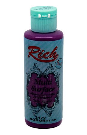 Rich Multi Surface 120 cc Akrilik Boya - Rich Böğürtlen 2172 Hobi Boyası Rich Multi Surface 120 cc Akrilik Boya - Rich Böğürtlen 2172 Hobi Boyası