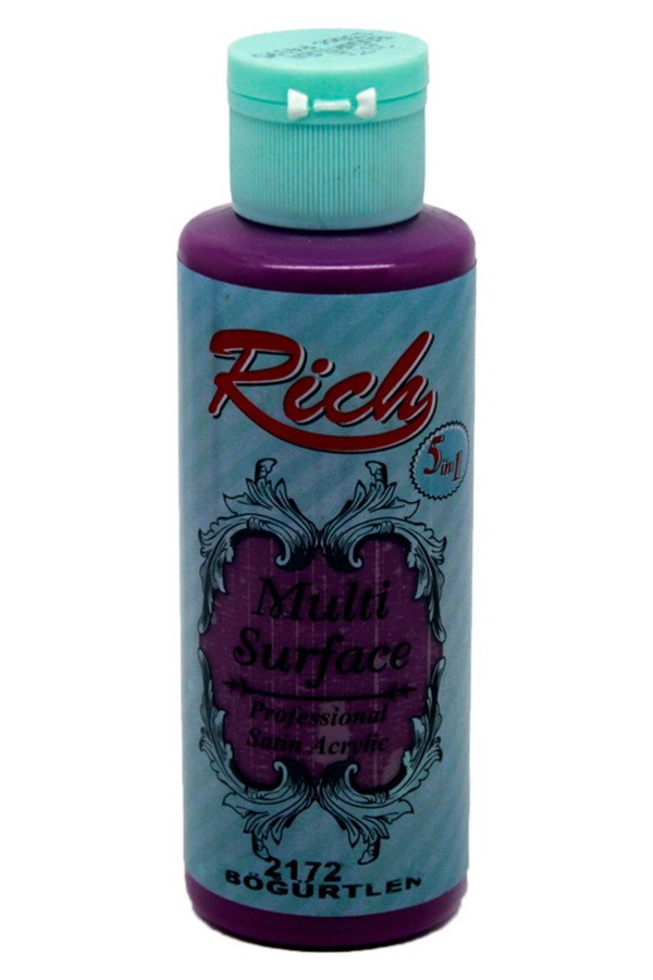 Rich Multi Surface 120 cc Akrilik Boya - Rich Böğürtlen 2172 Hobi Boyası Rich Multi Surface 120 cc Akrilik Boya - Rich Böğürtlen 2172 Hobi Boyası