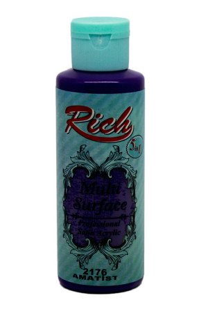 Rich Multi Surface 120 cc Akrilik Boya - Rich Amatist 2176 Hobi Boyası
