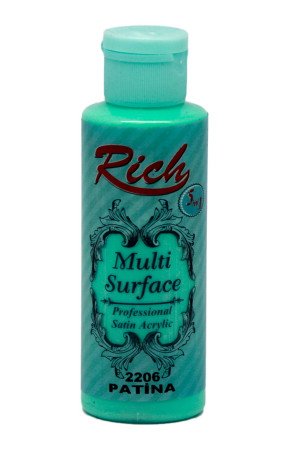 Rich Multi Surface 120 cc Akrilik Boya - Rich Patina 2206 Hobi Boyası Rich Multi Surface 120 cc Akrilik Boya - Rich Patina 2206 Hobi Boyası