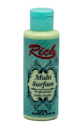 Rich Multi Surface 120 cc Akrilik Boya - Rich Melisa 2208 Hobi Boyası Rich Multi Surface 120 cc Akrilik Boya - Rich Melisa 2208 Hobi Boyası