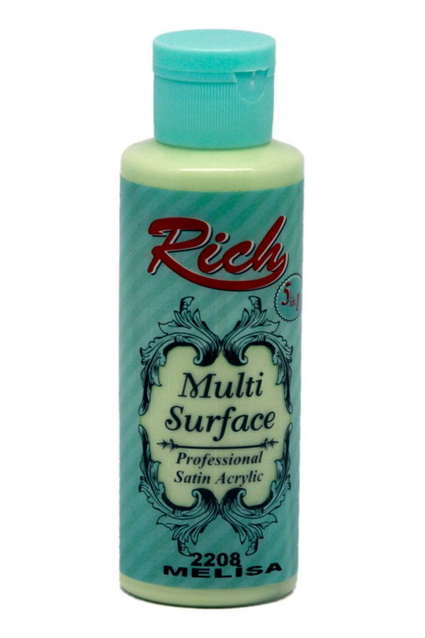 Rich Multi Surface 120 cc Akrilik Boya - Rich Melisa 2208 Hobi Boyası Rich Multi Surface 120 cc Akrilik Boya - Rich Melisa 2208 Hobi Boyası