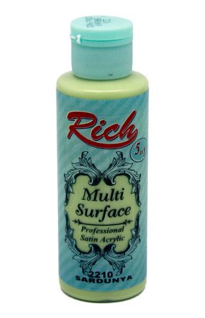 Rich Multi Surface 120 cc Akrilik Boya - Rich Sardunya 2210 Hobi Boyası Rich Multi Surface 120 cc Akrilik Boya - Rich Sardunya 2210 Hobi Boyası