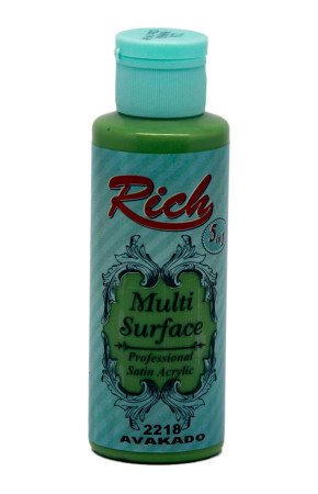 Rich Multi Surface 120 cc Akrilik Boya - Rich Avakado 2218 Hobi Boyası Rich Multi Surface 120 cc Akrilik Boya - Rich Avakado 2218 Hobi Boyası