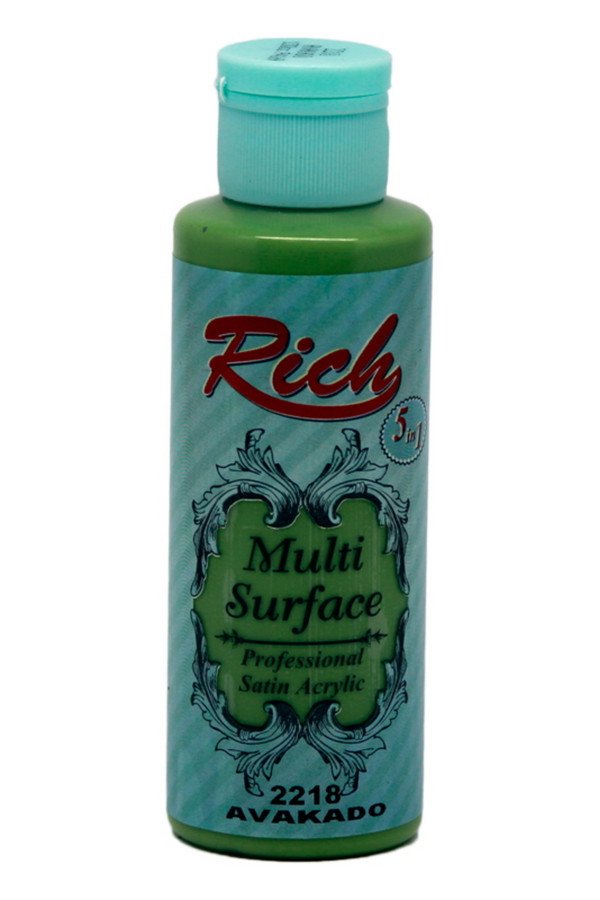 Rich Multi Surface 120 cc Akrilik Boya - Rich Avakado 2218 Hobi Boyası Rich Multi Surface 120 cc Akrilik Boya - Rich Avakado 2218 Hobi Boyası