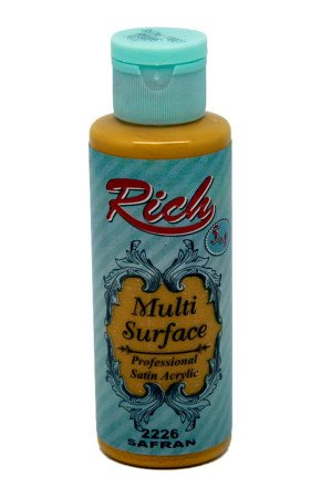 Rich Multi Surface 120 cc Akrilik Boya - Rich Safran 2226 Hobi Boyası Rich Multi Surface 120 cc Akrilik Boya - Rich Safran 2226 Hobi Boyası