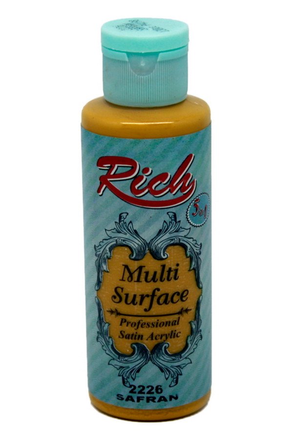 Rich Multi Surface 120 cc Akrilik Boya - Rich Safran 2226 Hobi Boyası Rich Multi Surface 120 cc Akrilik Boya - Rich Safran 2226 Hobi Boyası