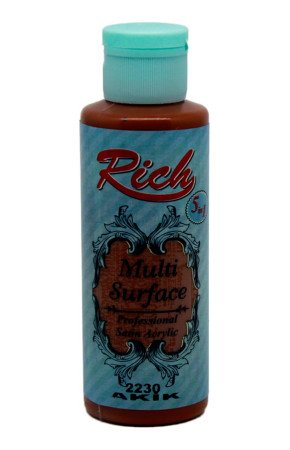 Rich Multi Surface 120 cc Akrilik Boya - Rich Akik 2230 Hobi Boyası Rich Multi Surface 120 cc Akrilik Boya - Rich Akik 2230 Hobi Boyası
