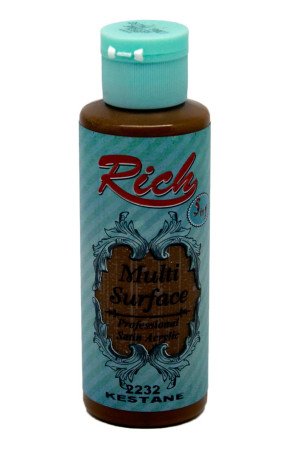 Rich Multi Surface 120 cc Akrilik Boya - Rich Kestane 2232 Hobi Boyası Rich Multi Surface 120 cc Akrilik Boya - Rich Kestane 2232 Hobi Boyası