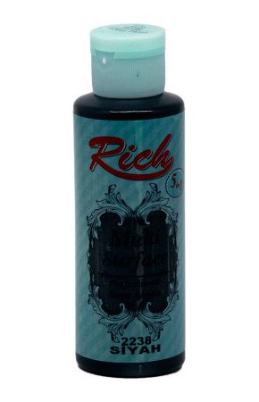Rich Multi Surface 120 cc Akrilik Boya - Rich Siyah 2238 Hobi Boyası Rich Multi Surface 120 cc Akrilik Boya - Rich Siyah 2238 Hobi Boyası