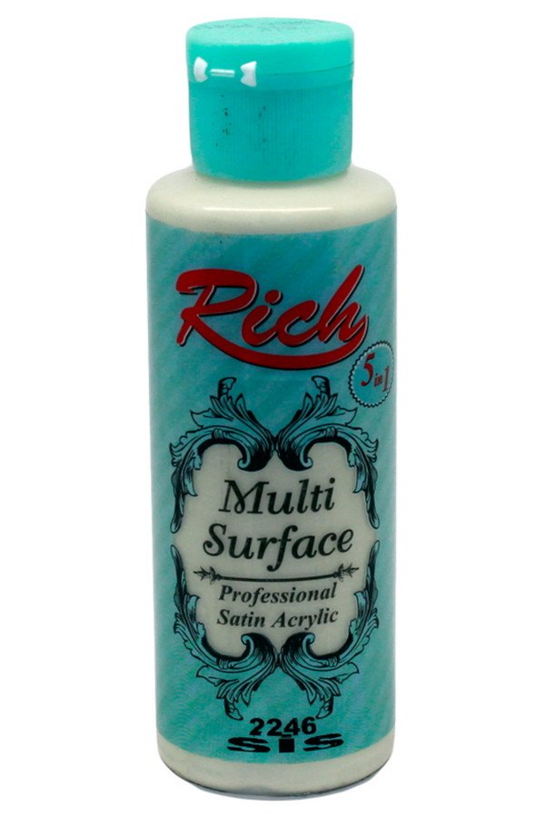 Rich Multi Surface 120 cc Akrilik Boya - Rich Sis 2246 Hobi Boyası Rich Multi Surface 120 cc Akrilik Boya - Rich Sis 2246 Hobi Boyası
