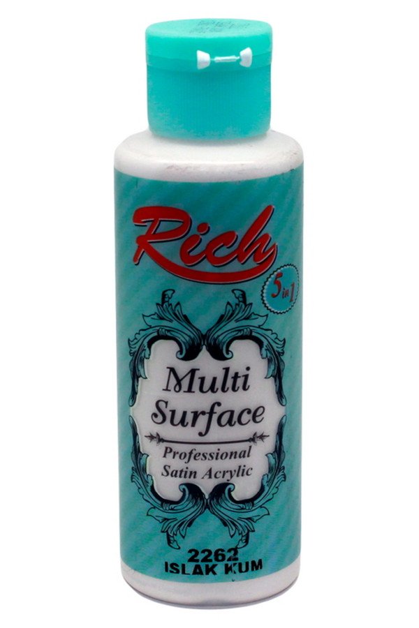 Rich Multi Surface 120 cc Akrilik Boya - Rich Islak Kum 2262 Hobi Boyası