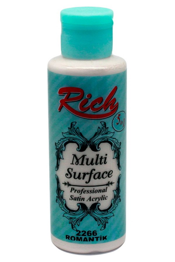 Rich Multi Surface 120 cc Akrilik Boya - Rich Romantik 2266 Hobi Boyası Rich Multi Surface 120 cc Akrilik Boya - Rich Romantik 2266 Hobi Boyası