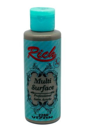 Rich Multi Surface 120 cc Akrilik Boya - Rich Vizon 2286 Hobi Boyası Rich Multi Surface 120 cc Akrilik Boya - Rich Vizon 2286 Hobi Boyası
