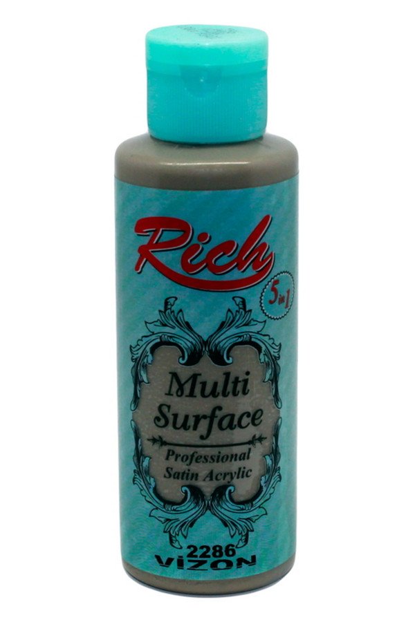Rich Multi Surface 120 cc Akrilik Boya - Rich Vizon 2286 Hobi Boyası Rich Multi Surface 120 cc Akrilik Boya - Rich Vizon 2286 Hobi Boyası