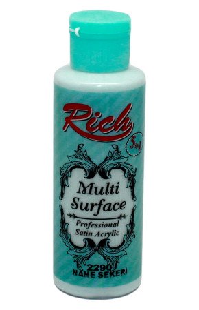 Rich Multi Surface 120 cc Akrilik Boya - Rich Nane Şekeri 2290 Hobi Boyası Rich Multi Surface 120 cc Akrilik Boya - Rich Nane Şekeri 2290 Hobi Boyası