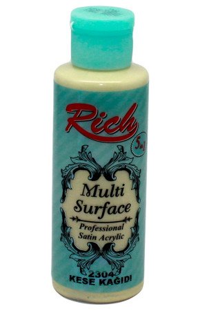Rich Multi Surface 120 cc Akrilik Boya - Kese Kağıdı 2304 Rich Multi Surface 120 cc Akrilik Boya - Kese Kağıdı 2304