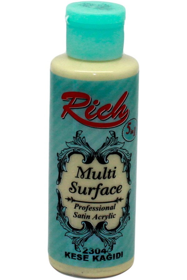 Rich Multi Surface 120 cc Akrilik Boya - Kese Kağıdı 2304 Rich Multi Surface 120 cc Akrilik Boya - Kese Kağıdı 2304