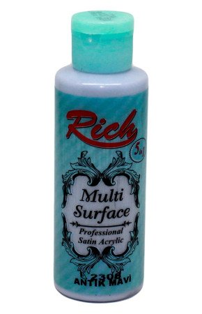 Rich Multi Surface 120 cc Akrilik Boya - Antik Mavi 2306 Rich Multi Surface 120 cc Akrilik Boya - Antik Mavi 2306