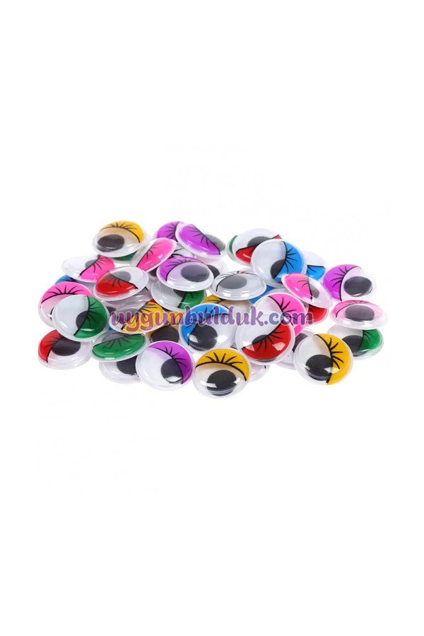 Oynar Göz, Renkli 15 mm 2000 Adetli Oynar Göz, Renkli 15 mm 2000 Adetli, 8690001087302renkli15, Eğitim Gereçleri, 8690001087302renkli15