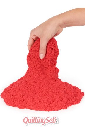 Kinetik Kum, Oyun Kumu Kırmızı Renk, 500 gr, Farklı Renk Seçenekleriyle Eğlenceyi Keşfedin! Kinetik Kum, Oyun Kumu Kırmızı Renk, 500 gr, Farklı Renk Seçenekleriyle Eğlenceyi Keşfedin!
