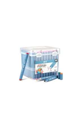 Rich Art-X Sketch Marker Duo Marker 80 Renk Set Çift Uçlu Su Bazlı Boyama Kalemi Rich Art-X Sketch Marker Duo Marker 80 Renk Set Çift Uçlu Su Bazlı Boyama Kalemi