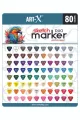 Rich Art-X Sketch Marker Duo Marker 80 Renk Set Çift Uçlu Su Bazlı Boyama Kalemi Rich Art-X Sketch Marker Duo Marker 80 Renk Set Çift Uçlu Su Bazlı Boyama Kalemi, 7282374180513, Hobi Boyaları, 7282374180513